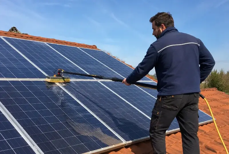 Nettoyage et entretien de panneaux solaires à Saint-Fiacre-sur-Maine